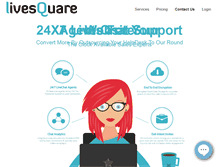 Tablet Screenshot of livesquare.in
